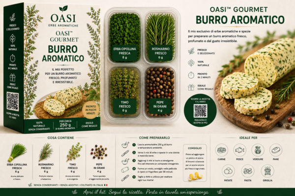 1. 🧈
OASI™Gourmet  Burro Aromatico
