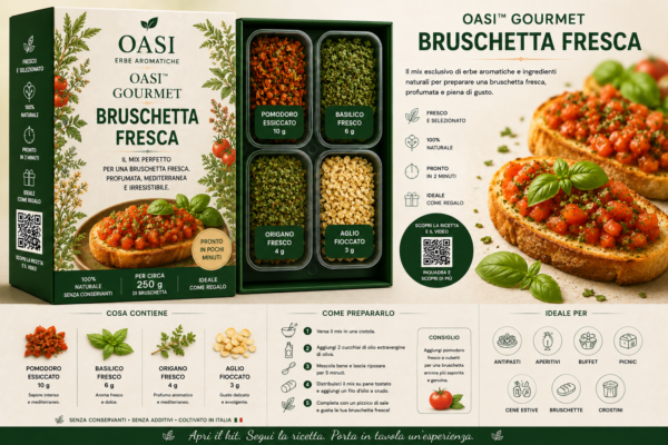2. 🍅OASI™Gourmet Bruschetta Fresca