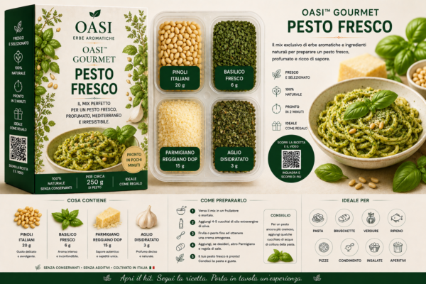 3. 🍝 
OASI™ Gourmet Pesto Fresco