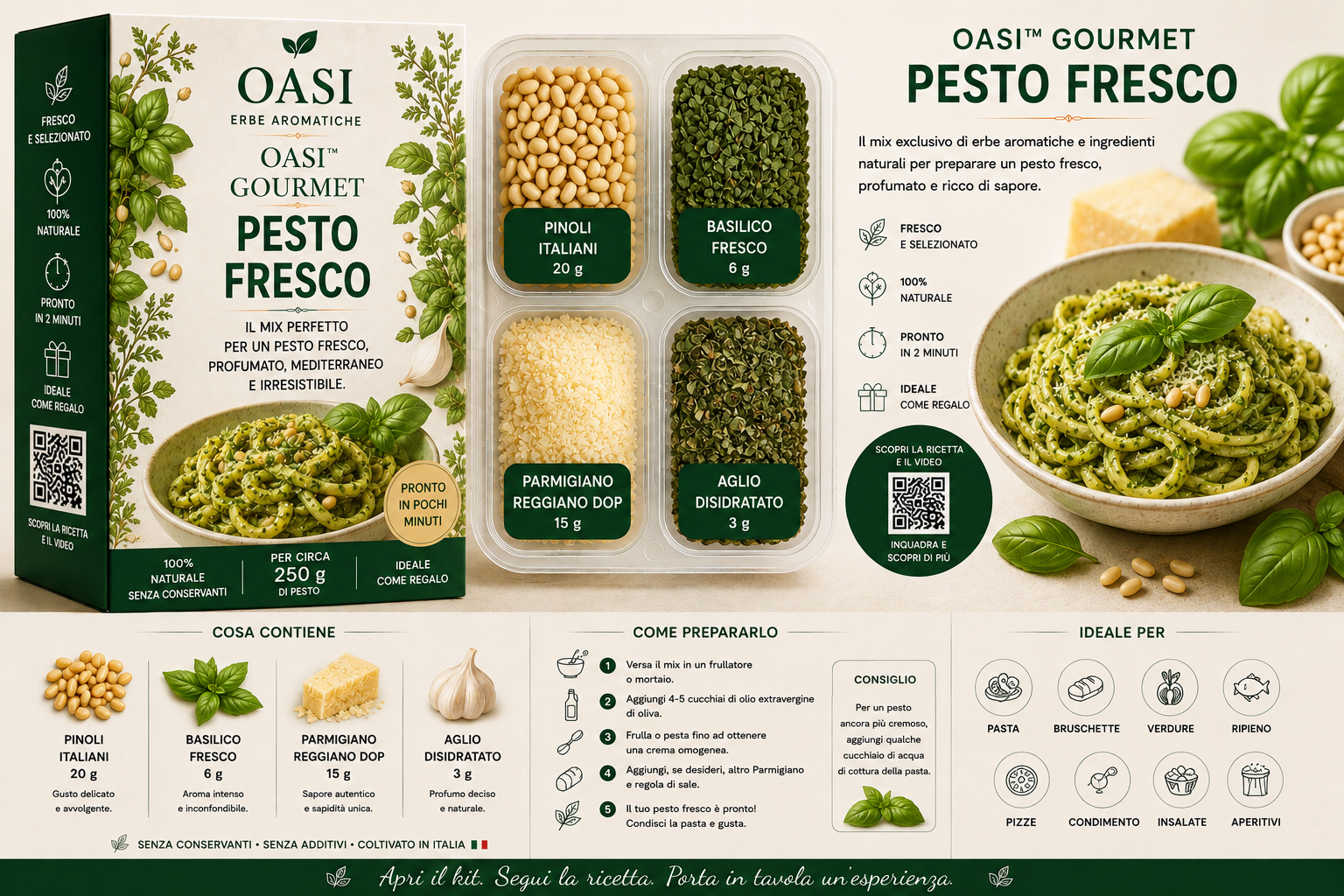 3. 🍝 
OASI™ Gourmet Pesto Fresco - immagine 1