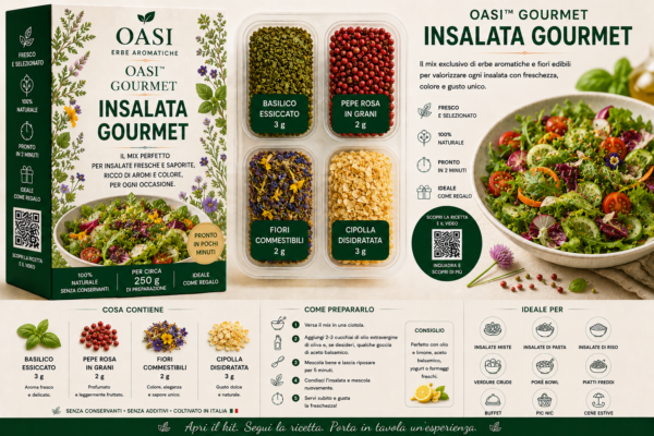 7. 🥗 
OASI™ Gourmet Insalata Gourmet