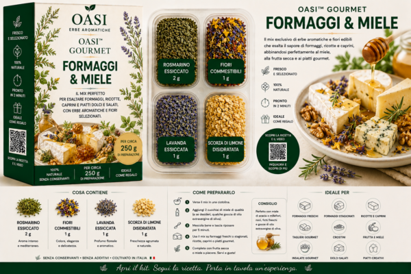 9. 🧀  
OASI™ Gourmet Formagg &Miele