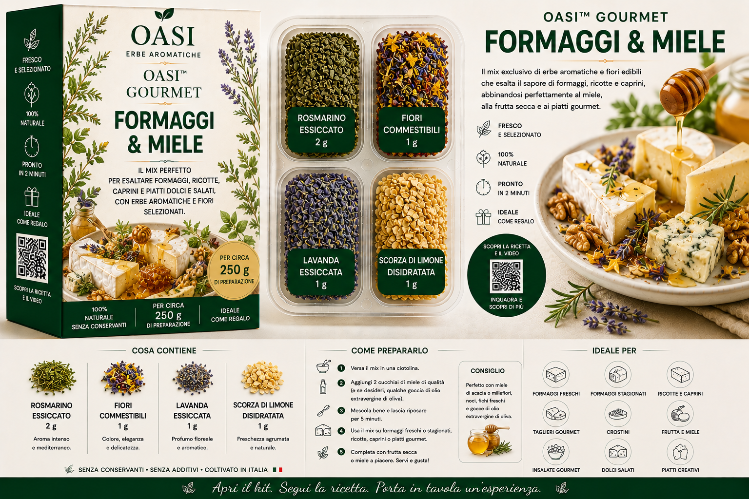 9. 🧀  
OASI™ Gourmet Formagg &Miele - immagine 1